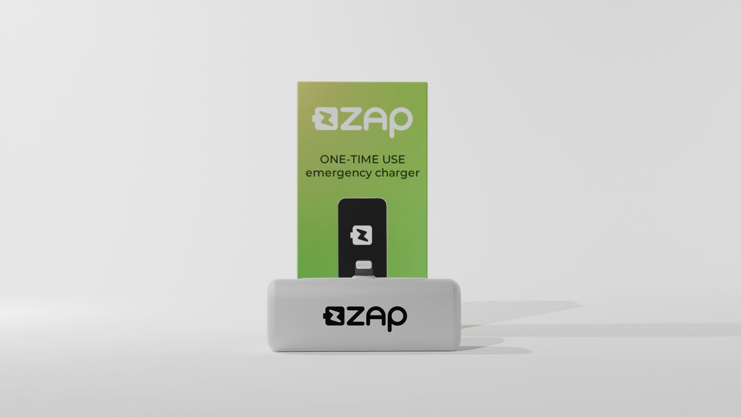 Lightning/8 Pin Disposable Charger.